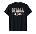 Mama Both Proud Football Baseball Mom T-Shirt - Novelty Apparel Unisex - T-Shirt, Sweatshirt, Hoodie