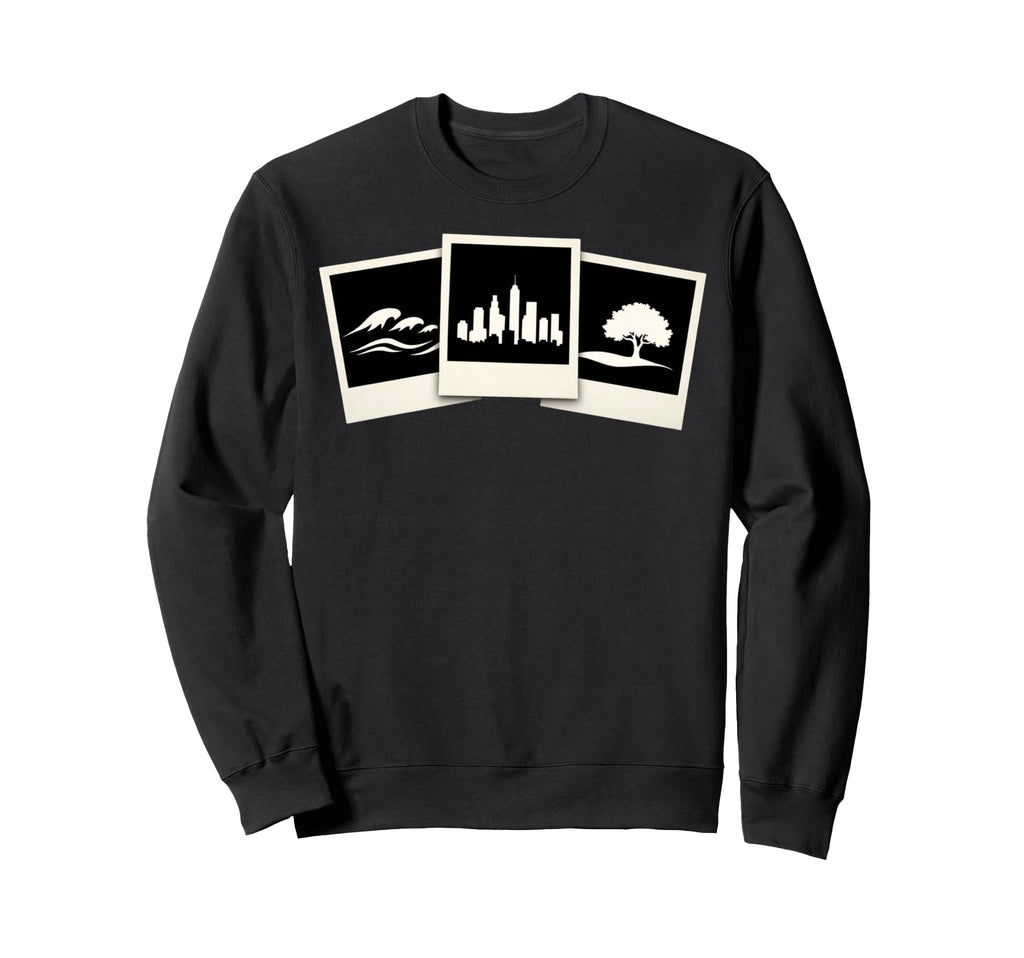Photographer Collage Photography Sweatshirt - Minimalist Print Men Women - T-Shirt, Sweatshirt, Hoodie