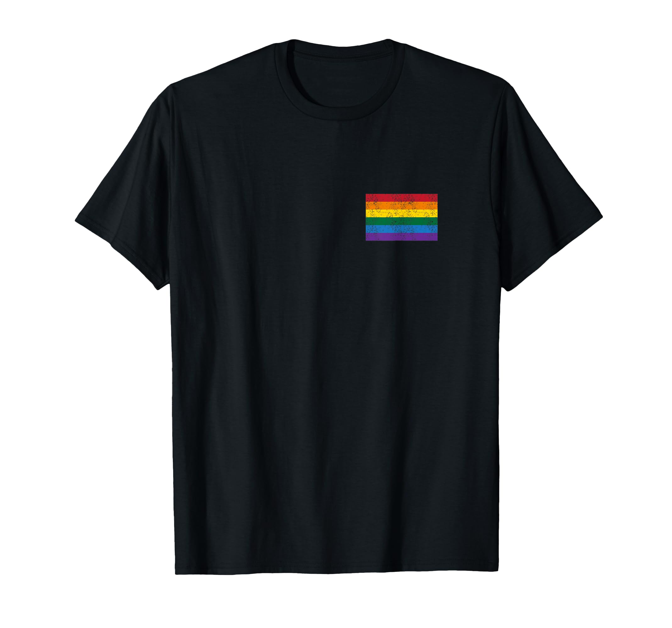 Distressed Gay Pride Flag Gay Flag T-Shirt - Unique Graphic Unisex - T-Shirt, Sweatshirt, Hoodie