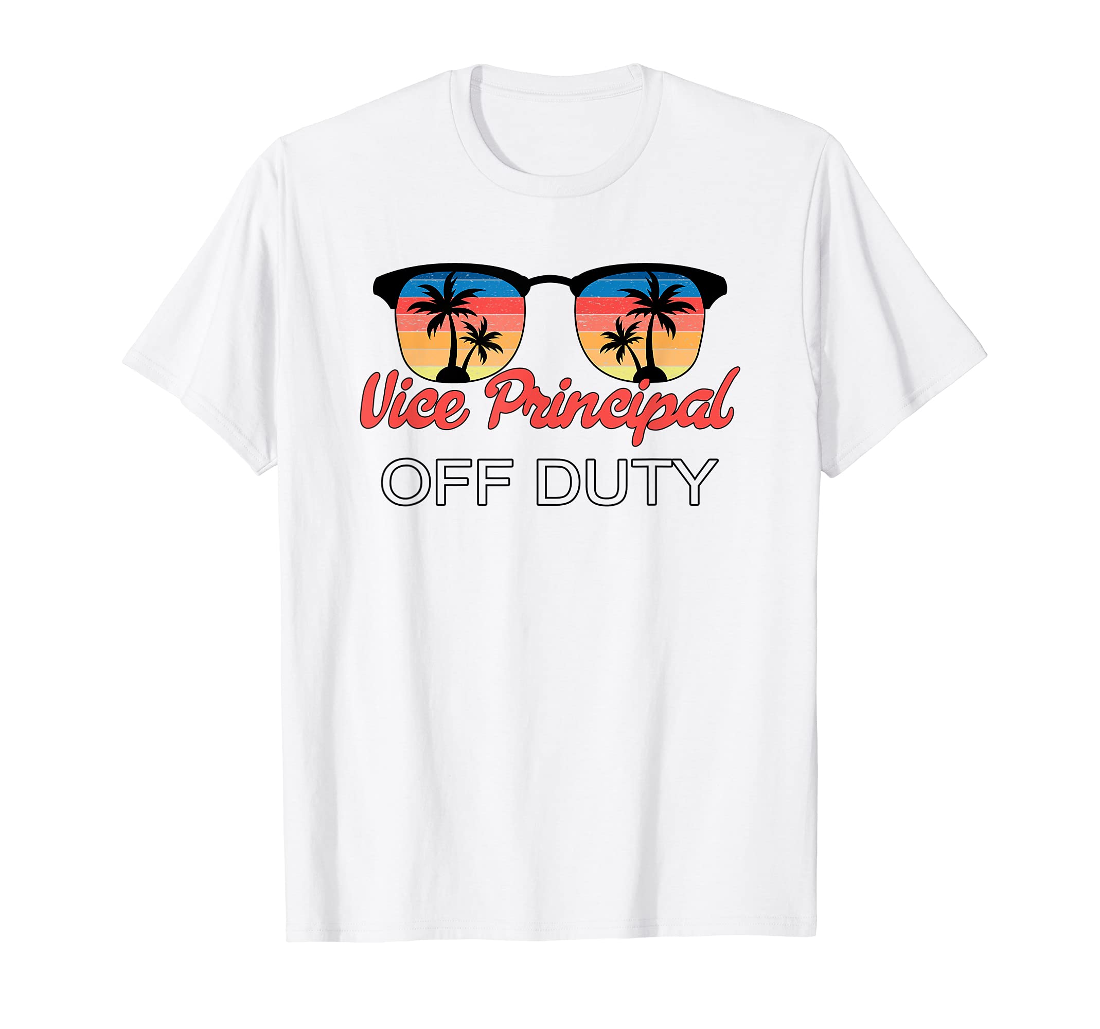 Vice Principal Off Duty Sunset T-Shirt - Minimalist Print for Adults - T-Shirt, Sweatshirt, Hoodie