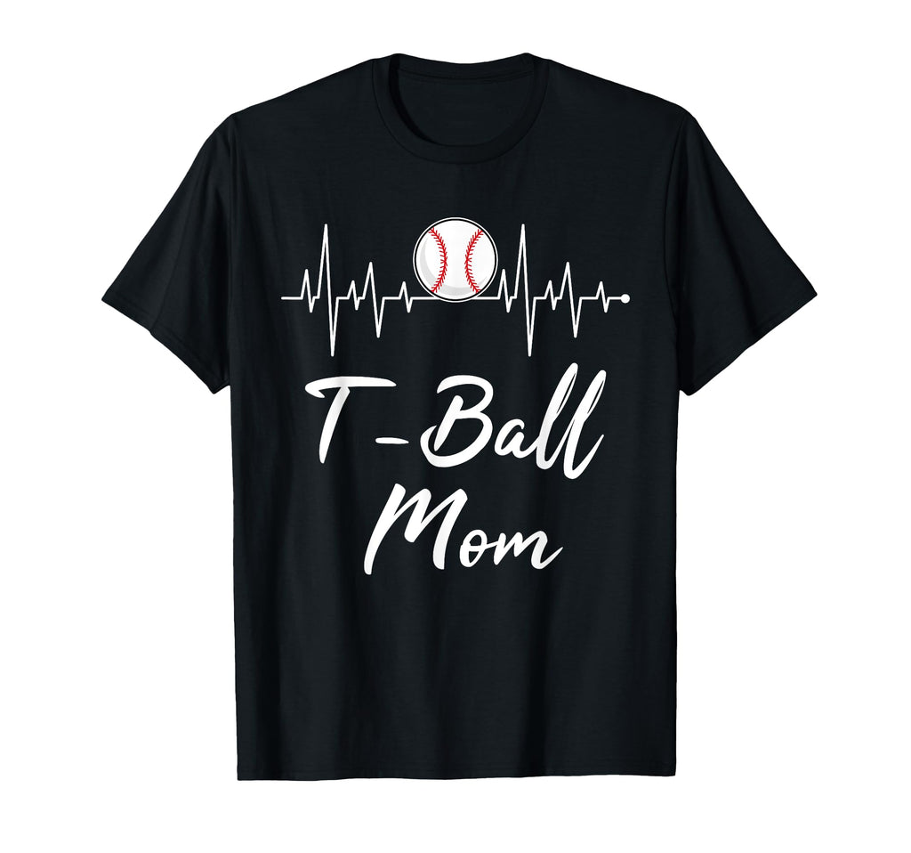 T Ball Mom Baseball T-Shirt - Minimalist Print for Adults - T-Shirt, Sweatshirt, Hoodie