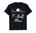 T Ball Mom Baseball T-Shirt - Minimalist Print for Adults - T-Shirt, Sweatshirt, Hoodie