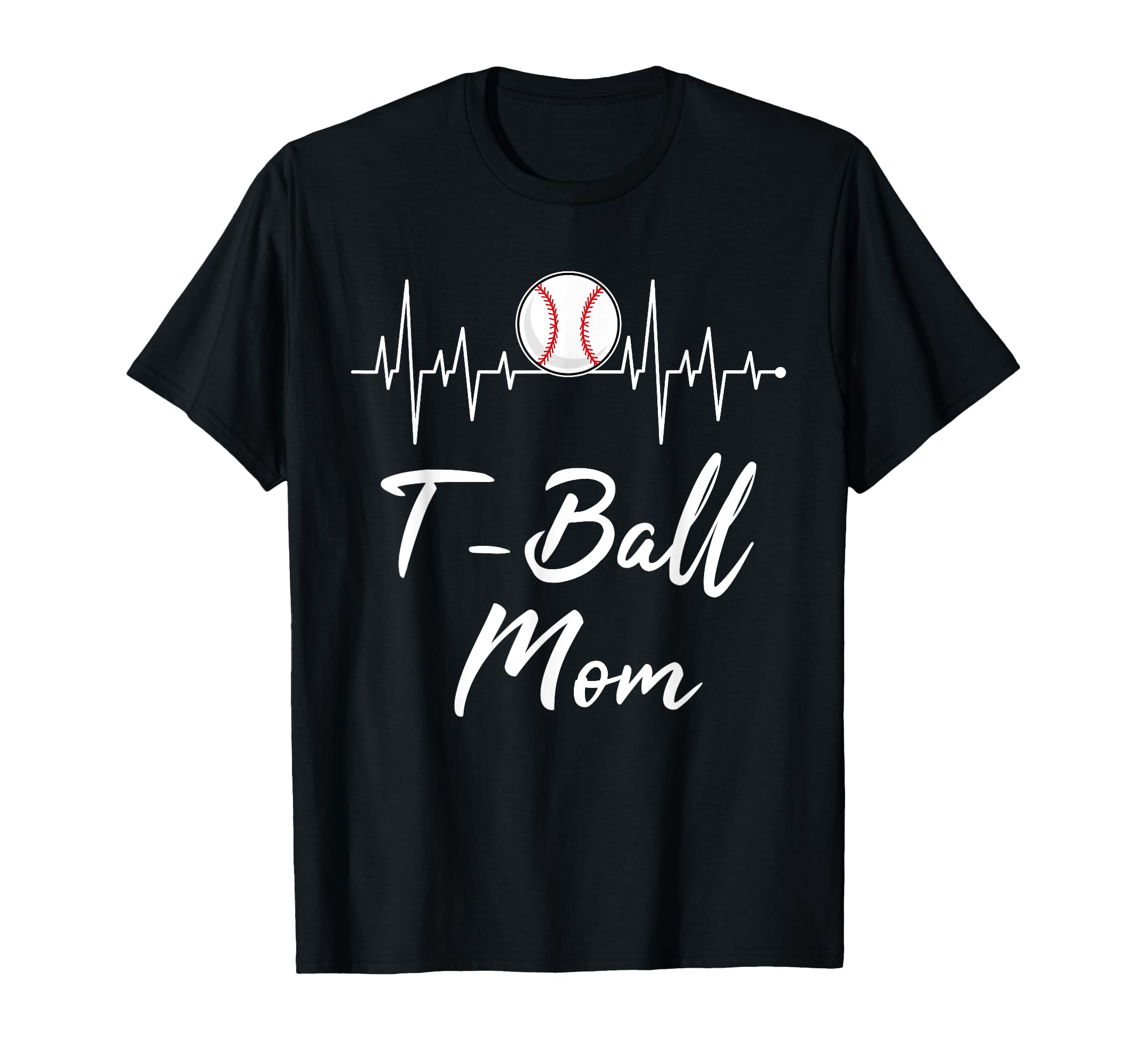T Ball Mom Baseball T-Shirt - Minimalist Print for Adults - T-Shirt, Sweatshirt, Hoodie