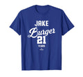 Jake Burger 21 Texas Baseball Mlbpa T-Shirt - Aesthetic Graphic Unisex - T-Shirt, Sweatshirt, Hoodie