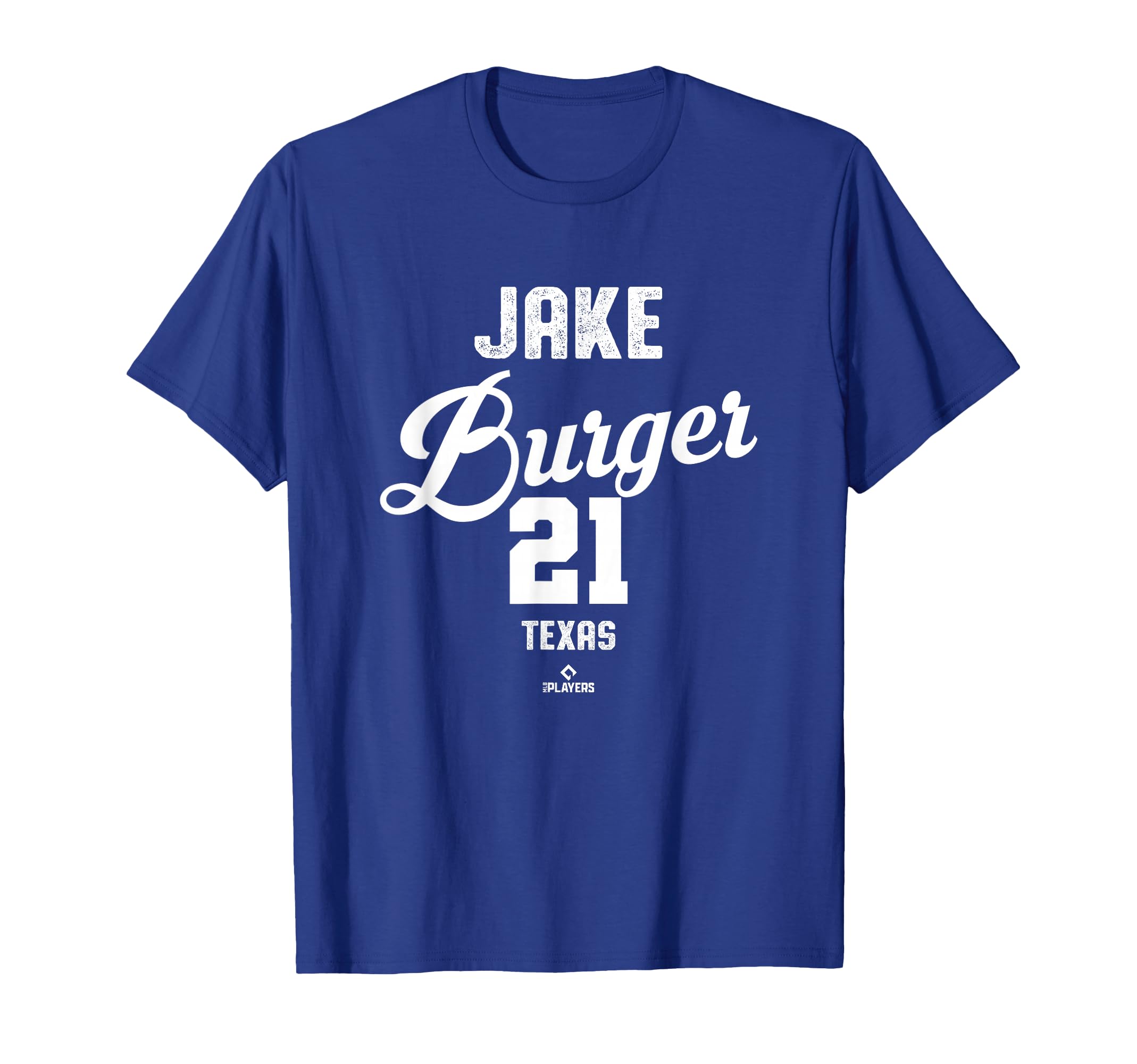 Jake Burger 21 Texas Baseball Mlbpa T-Shirt - Aesthetic Graphic Unisex - T-Shirt, Sweatshirt, Hoodie