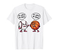 Baseball Basketball Funny He Loves T-Shirt - Fun Novelty Design for Adults - T-Shirt, Sweatshirt, Hoodie