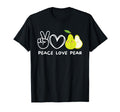 Peace Love Pear Fruit Pear Fruit T-Shirt - Fun Novelty Design for Adults - T-Shirt, Sweatshirt, Hoodie