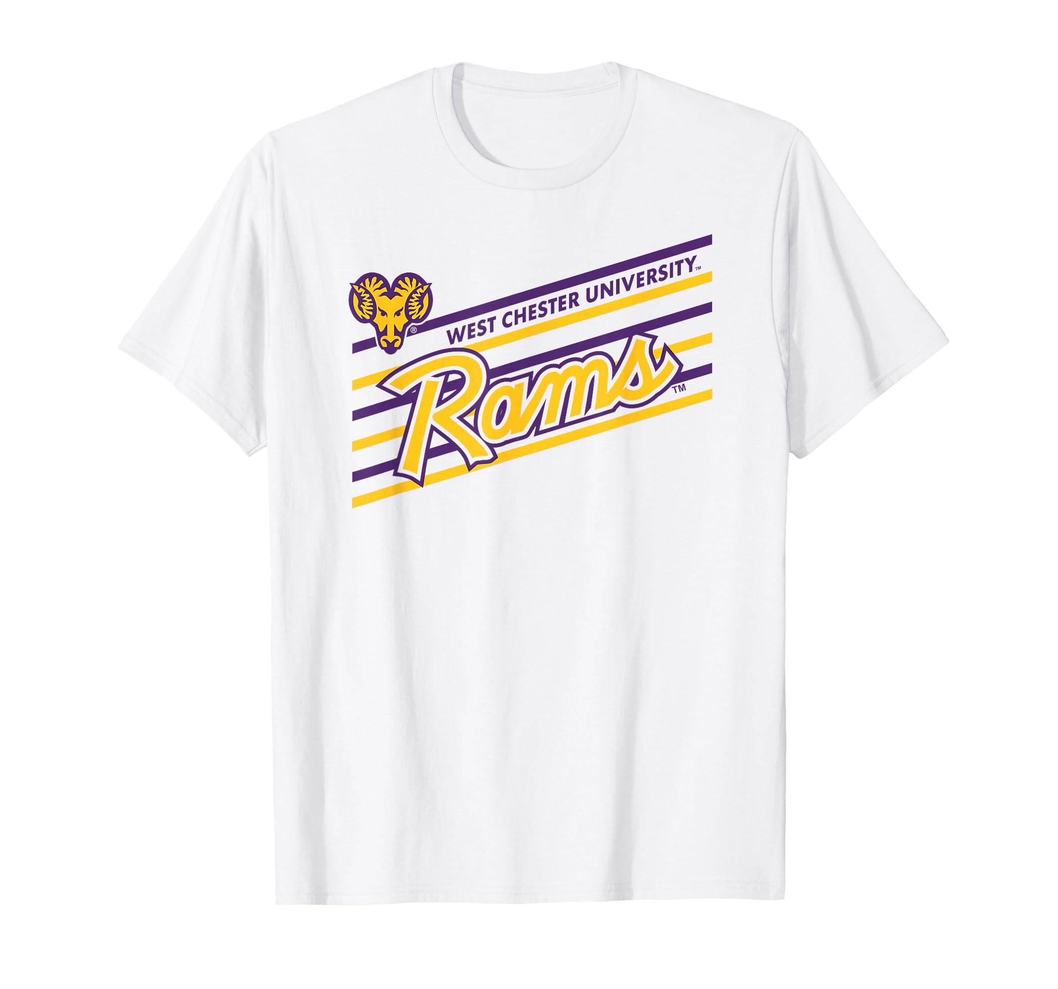 West Chester Golden Rams Performer White T-Shirt - Aesthetic Graphic Unisex - T-Shirt, Sweatshirt, Hoodie