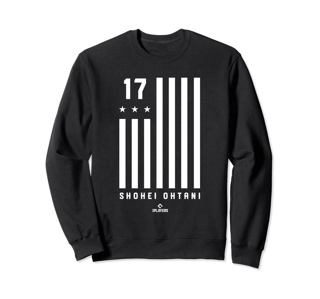 Shohei Ohtani Flag Patriotic Los Sweatshirt - Unique Graphic for Adults - T-Shirt, Sweatshirt, Hoodie
