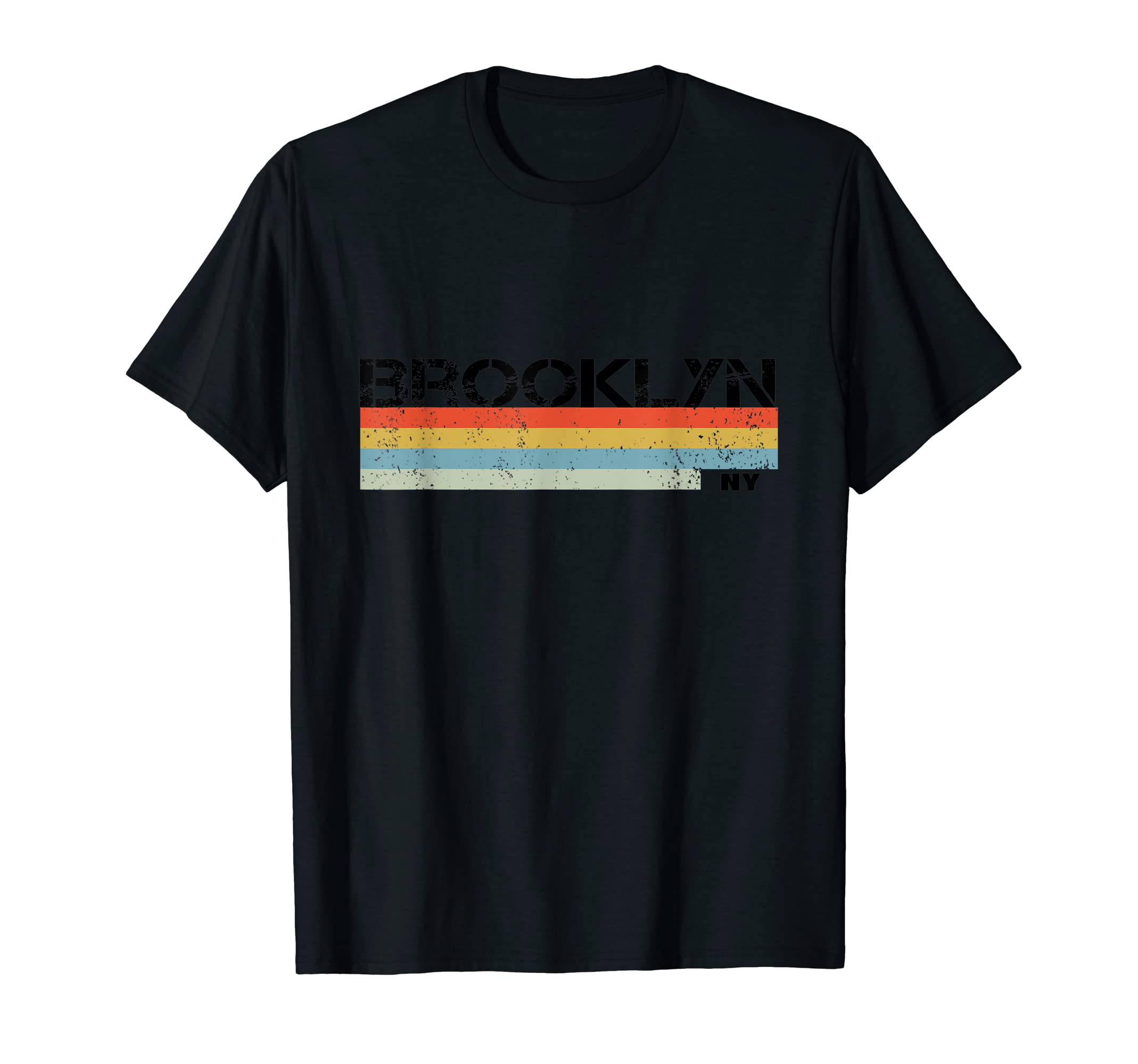 Brooklyn Ny Stripes T-Shirt - Custom Art Print for Adults - T-Shirt, Sweatshirt, Hoodie