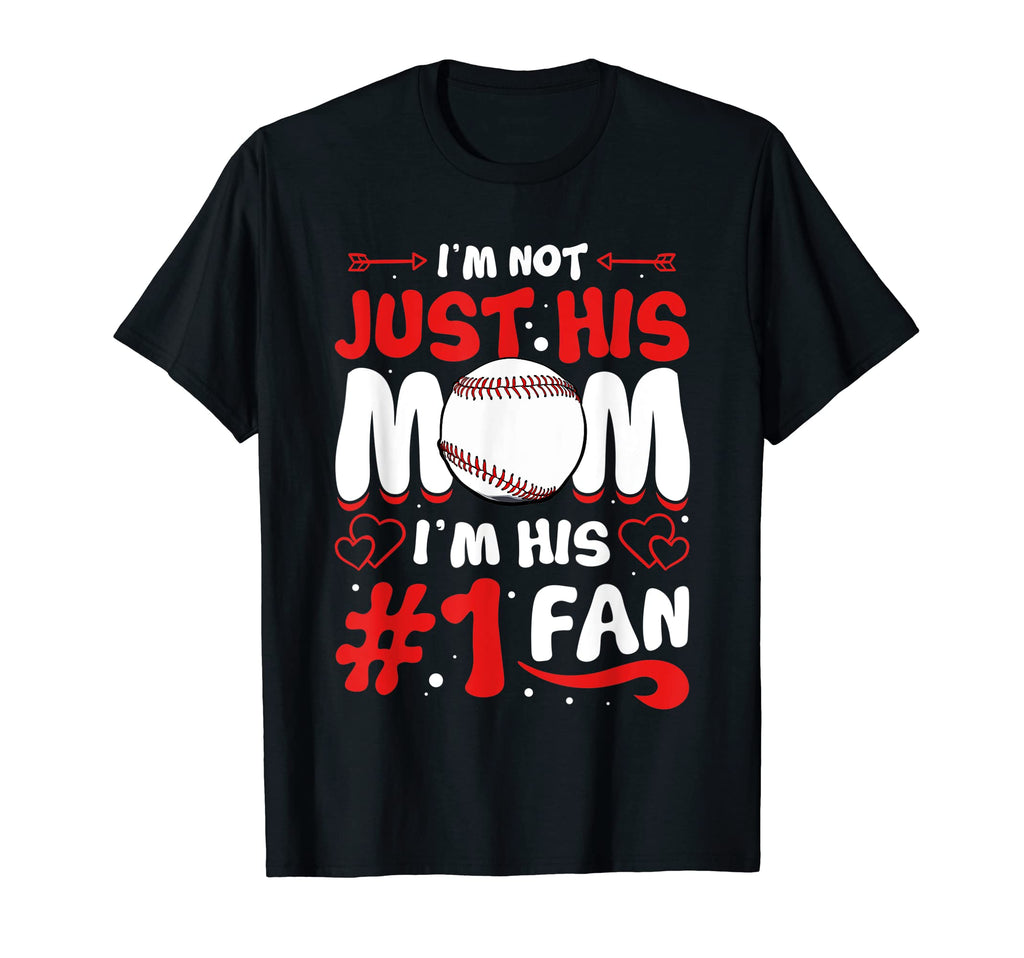 Baseball Player Mom Funny Mothers Day T-Shirt - Custom Art Print Men Women - T-Shirt, Sweatshirt, Hoodie