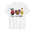 Peace Love Tequila Cinco De Mayo T-Shirt - Graphic Print Unisex - T-Shirt, Sweatshirt, Hoodie