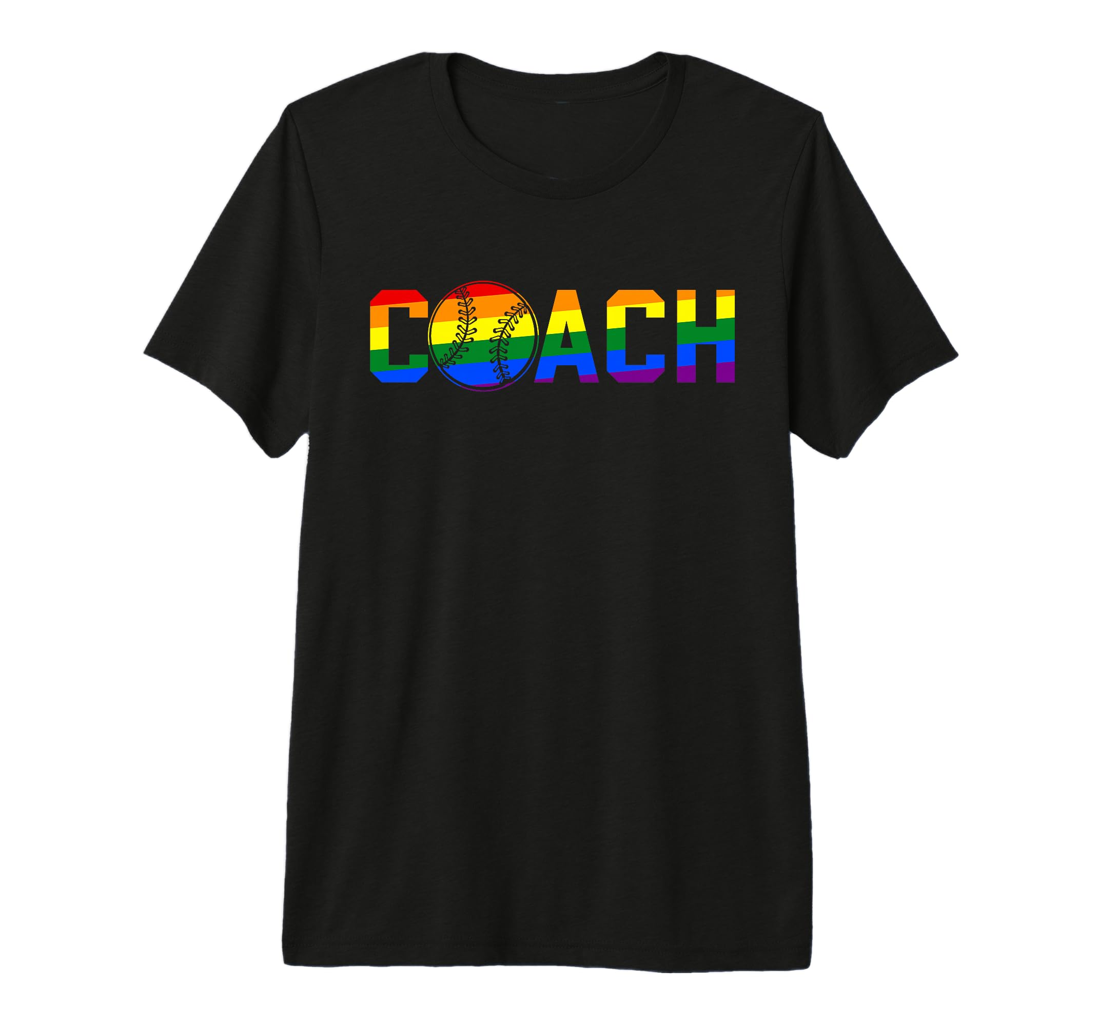 Coach Rainbow Baseball Coach Sport T-Shirt - Streetwear Style for Adults - T-Shirt, Sweatshirt, Hoodie