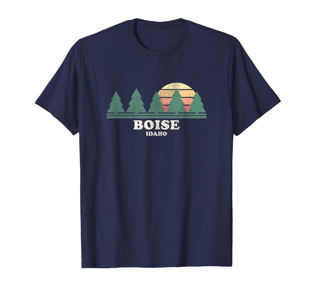 Boise Id Throwback 70S T-Shirt - Unique Graphic Unisex - T-Shirt, Sweatshirt, Hoodie