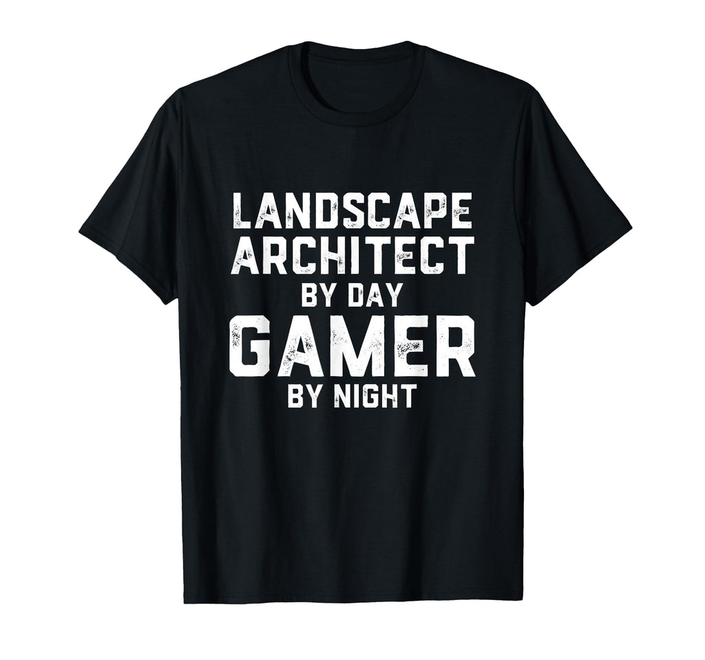 Landscape Architect Day Gamer Night T-Shirt - Unique Graphic for Adults - T-Shirt, Sweatshirt, Hoodie
