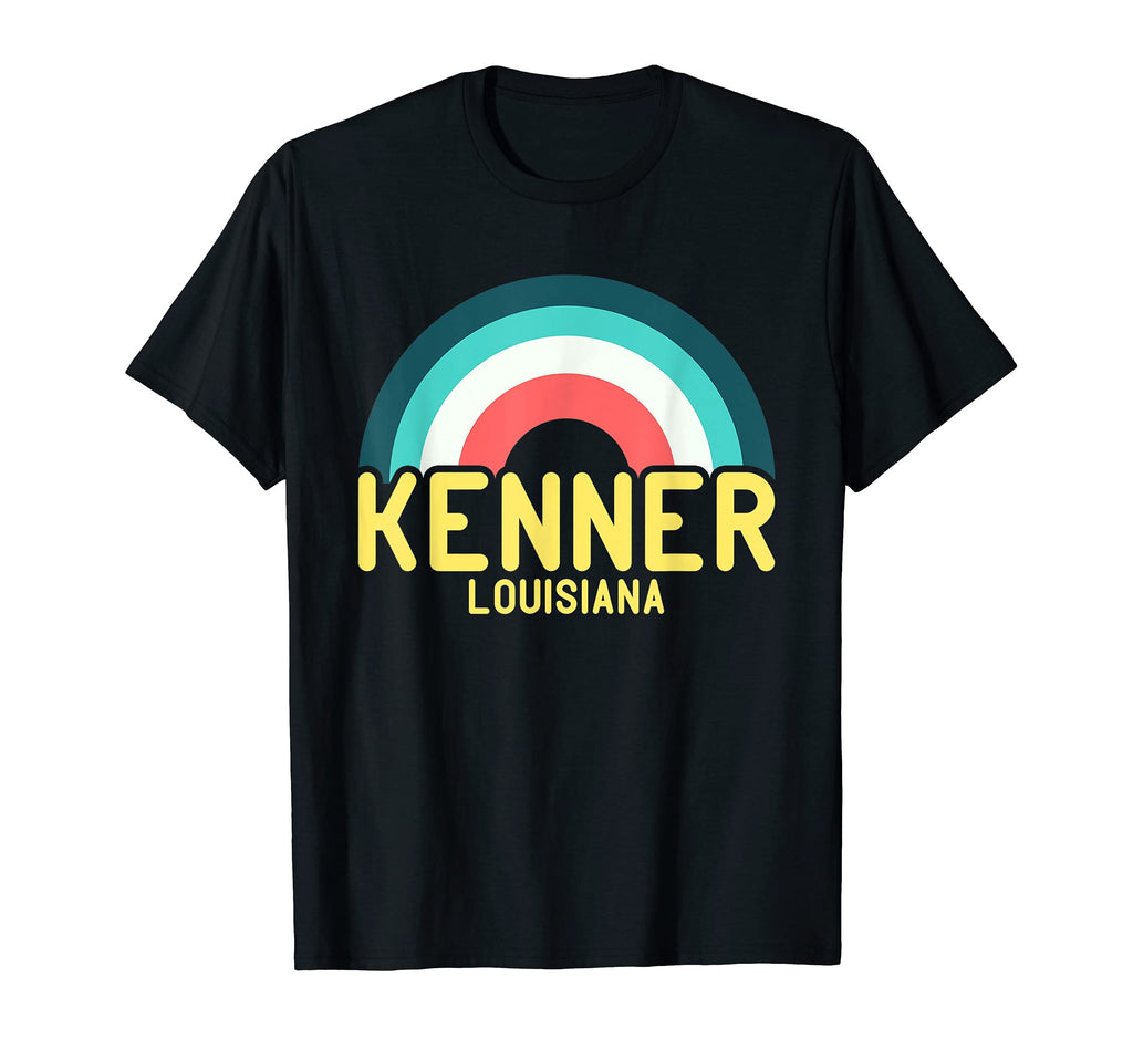 Kenner Louisiana Rainbow T-Shirt - Minimalist Print Unisex - T-Shirt, Sweatshirt, Hoodie