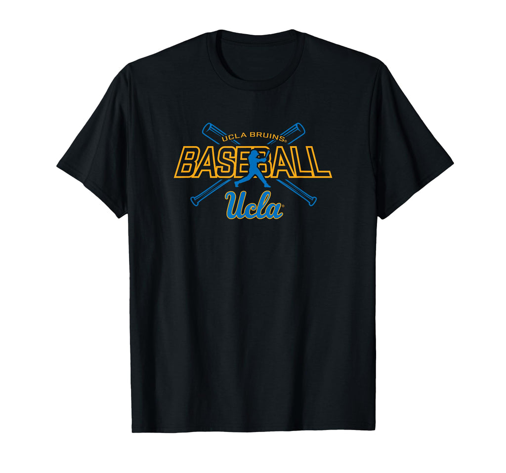 Ucla Bruins Baseball Hitter Black T-Shirt - Minimalist Print Men Women - T-Shirt, Sweatshirt, Hoodie
