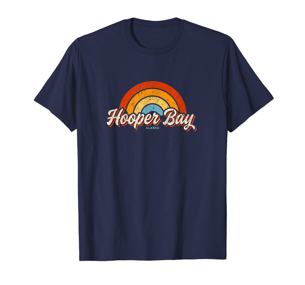 Hooper Bay Alaska Ak Rainbow 70S T-Shirt - Aesthetic Graphic Men Women - T-Shirt, Sweatshirt, Hoodie
