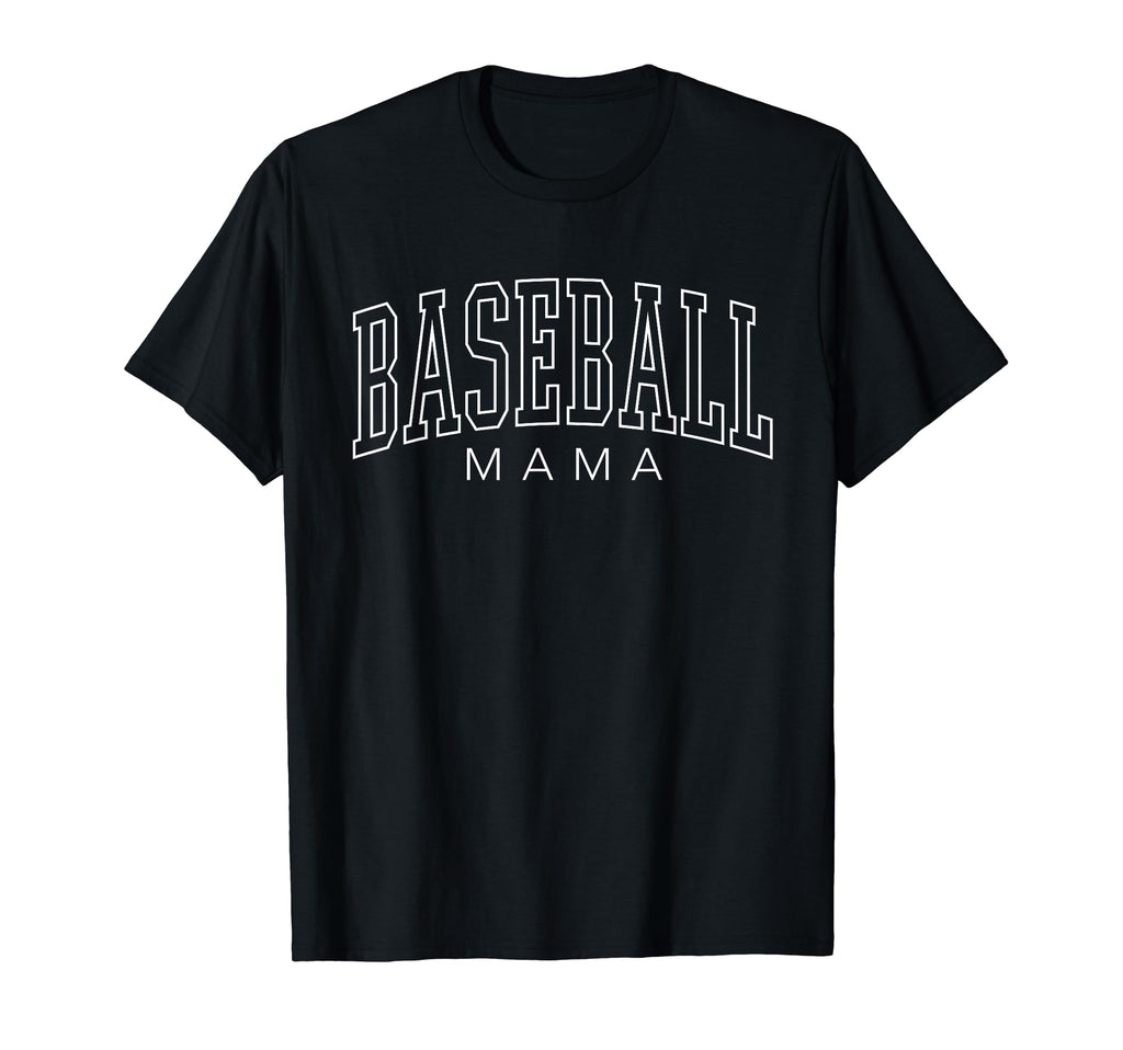 Baseball Mama Womens Mom Preppy Aesthetic T-Shirt - Streetwear Style Unisex - T-Shirt, Sweatshirt, Hoodie