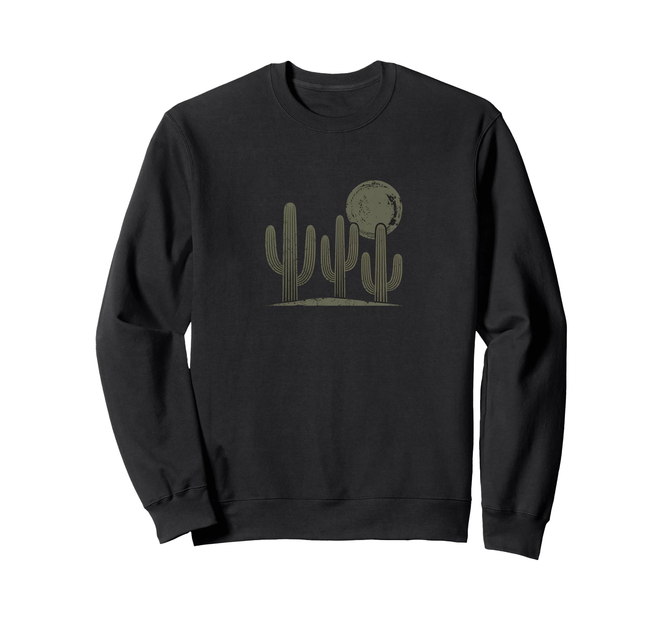 Cactus Moon Desert Silhouette Sweatshirt - Casual Everyday Wear for Adults - T-Shirt, Sweatshirt, Hoodie
