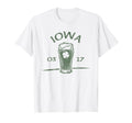Iowa St Patricks Day Distressed T-Shirt - Fun Novelty Design Unisex - T-Shirt, Sweatshirt, Hoodie