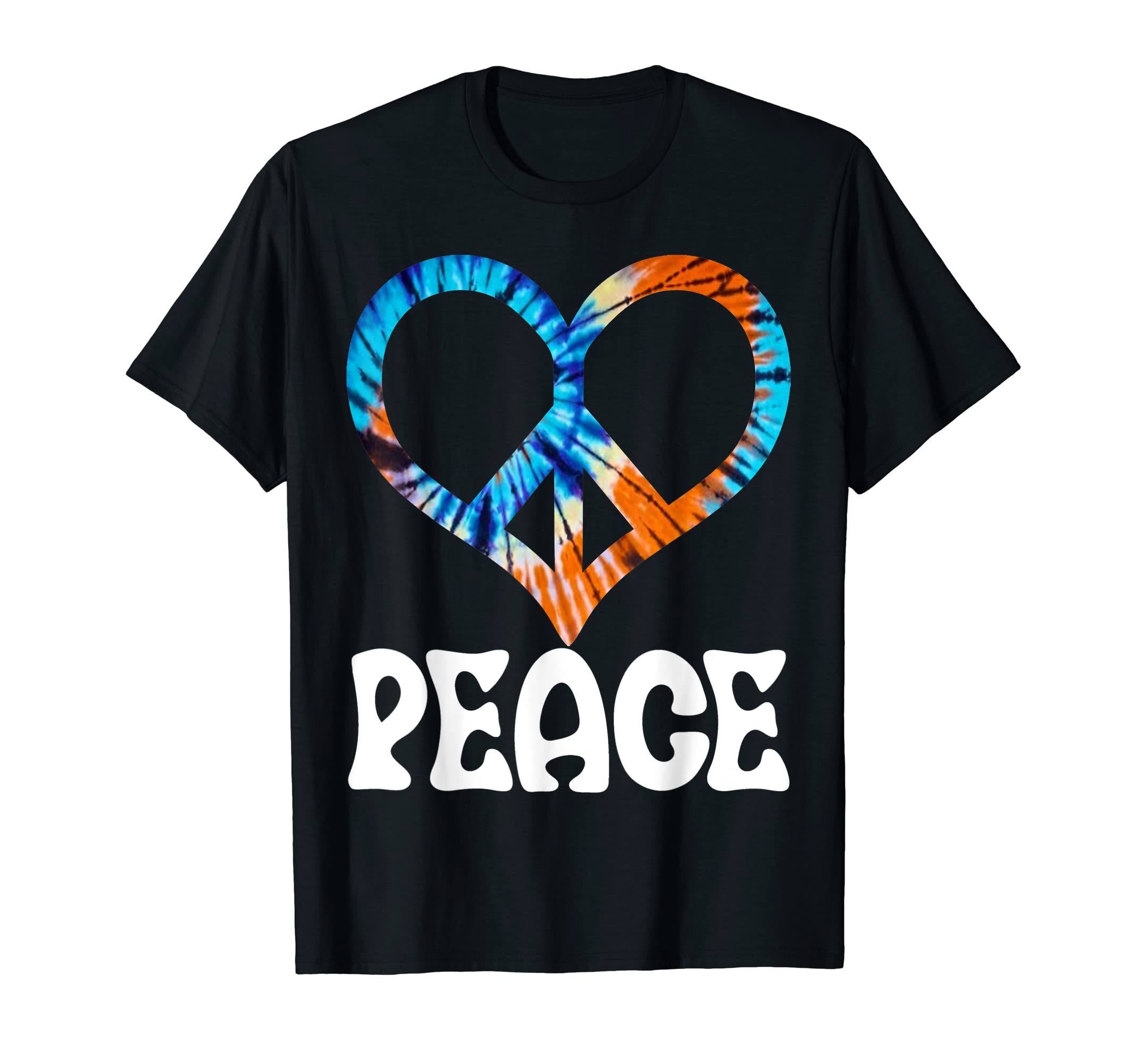 Peace Tie Love Heart Funny Hand T-Shirt - Casual Everyday Wear for Adults - T-Shirt, Sweatshirt, Hoodie