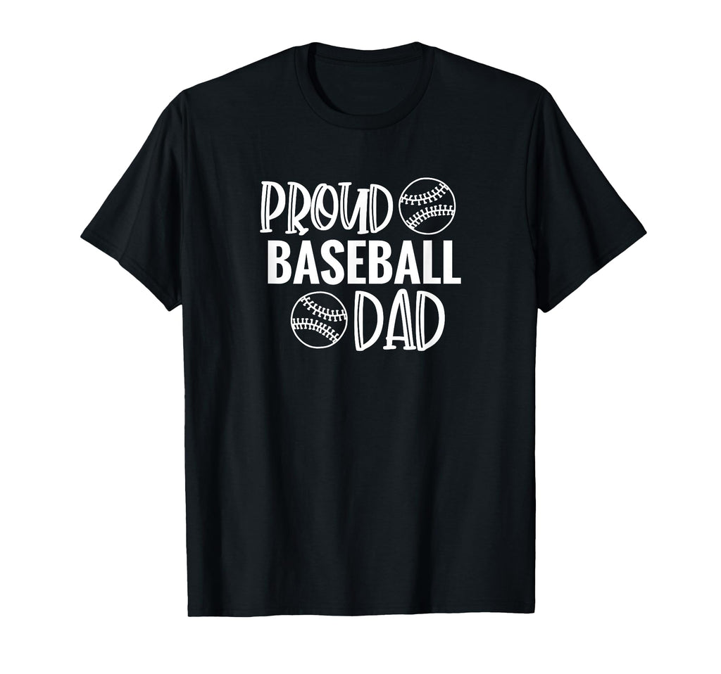 Baseball Player Dad Gift Proud T-Shirt - Custom Art Print for Adults - T-Shirt, Sweatshirt, Hoodie