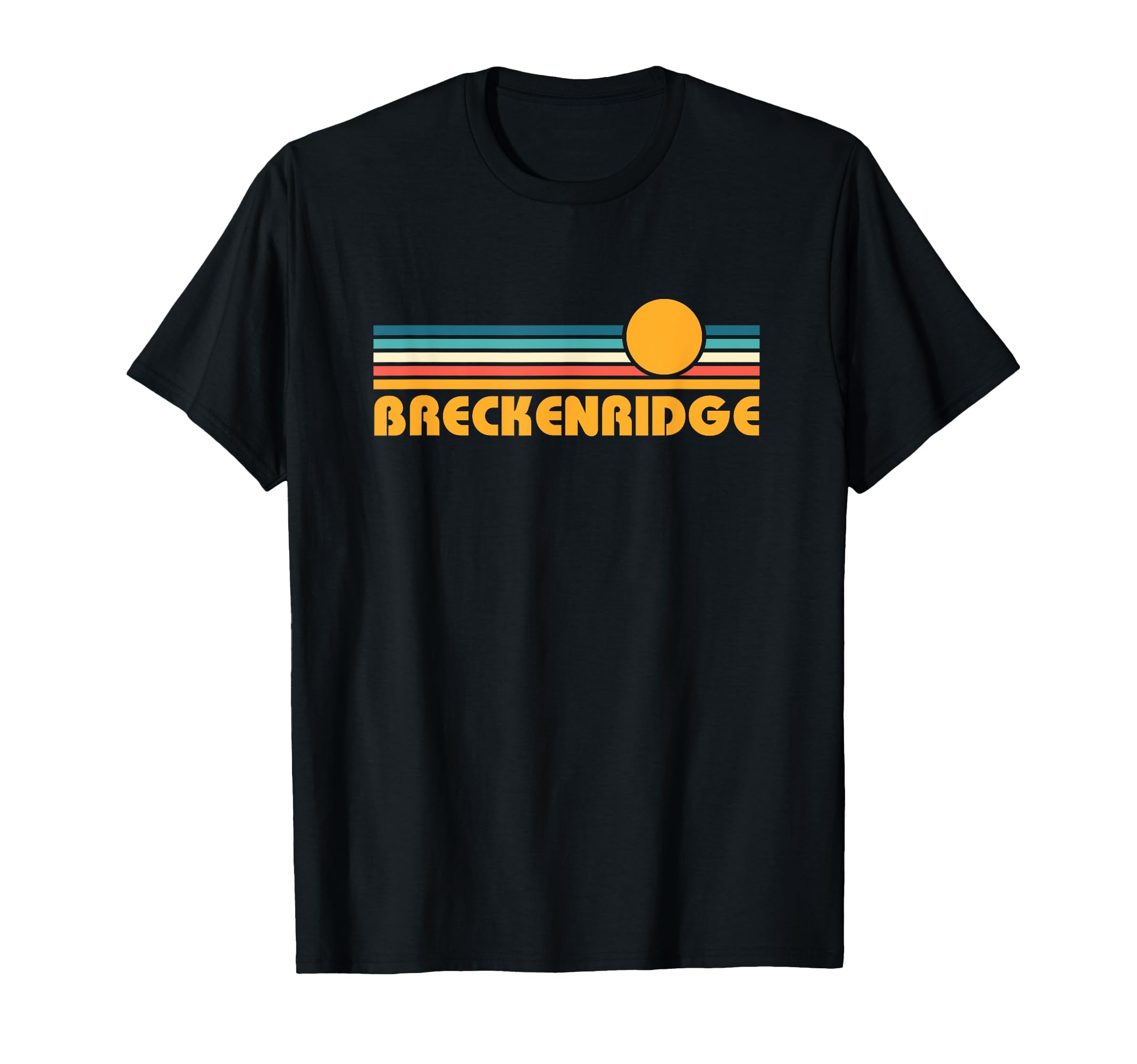Breckenridge Colorado Sunset T-Shirt - Minimalist Print Men Women - T-Shirt, Sweatshirt, Hoodie