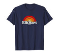 Elkhart Indiana 70S Rainbow T-Shirt - Graphic Print Unisex - T-Shirt, Sweatshirt, Hoodie