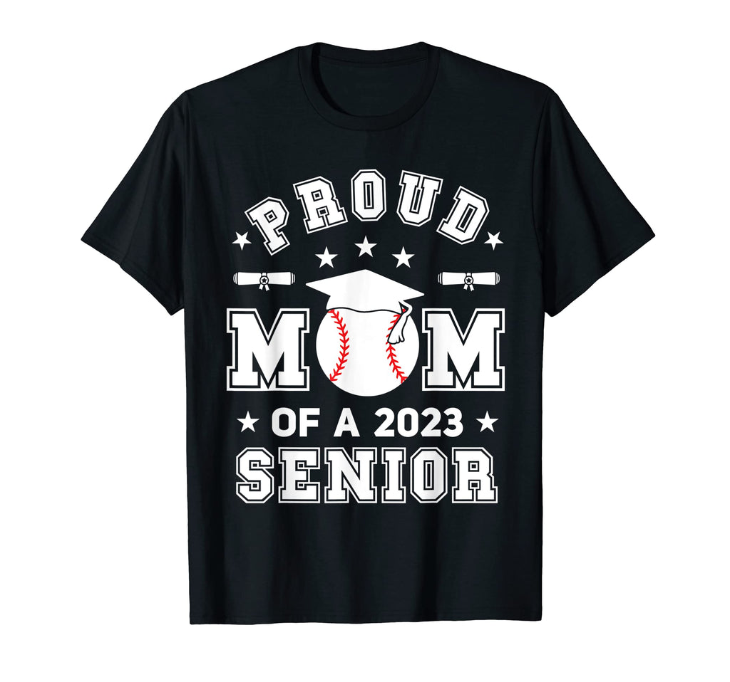Proud Mom 2023 Senior Highschool T-Shirt - Streetwear Style Men Women - T-Shirt, Sweatshirt, Hoodie
