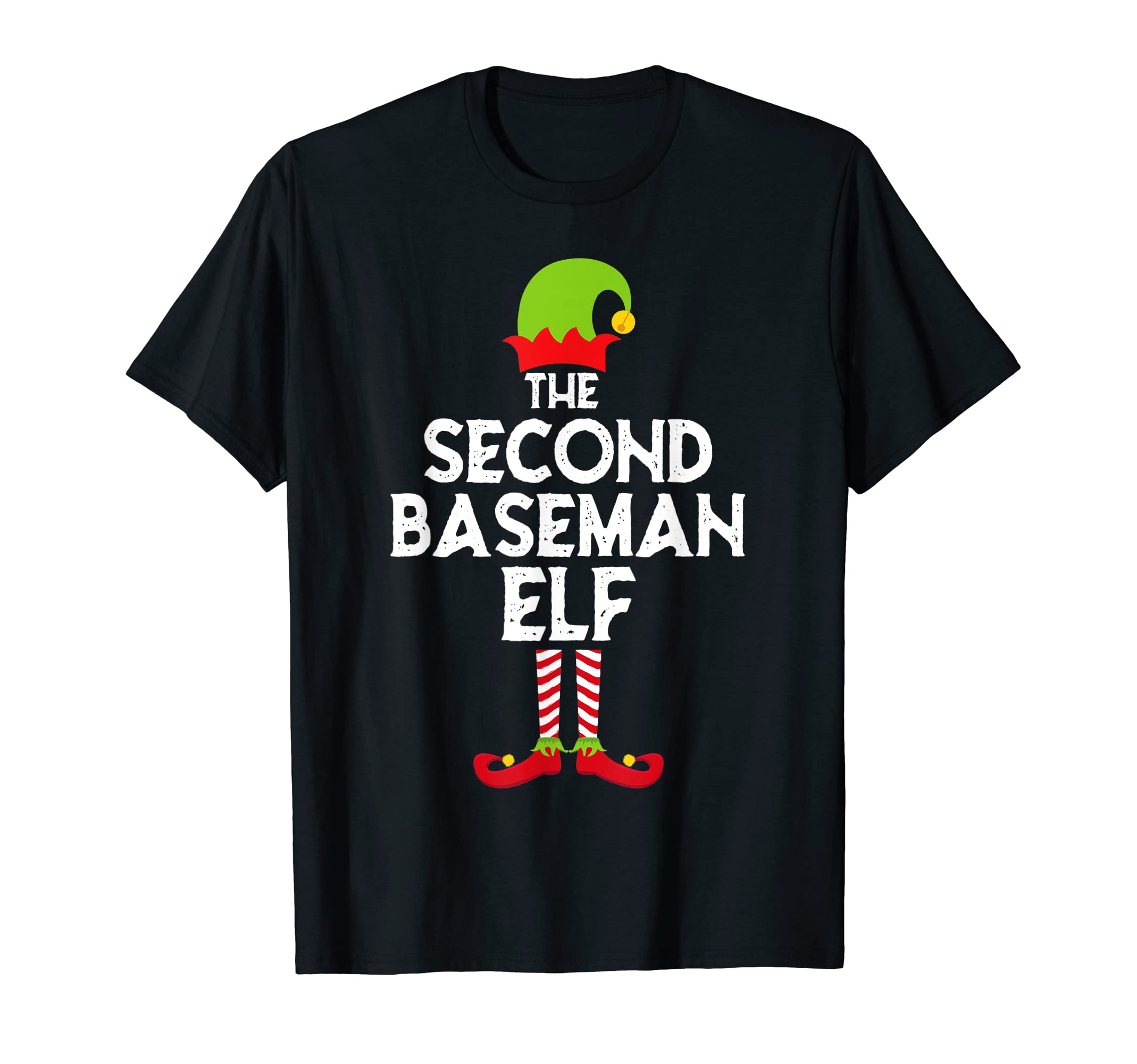 Second Baseman Elf Baseball Matching T-Shirt - Custom Art Print Unisex - T-Shirt, Sweatshirt, Hoodie