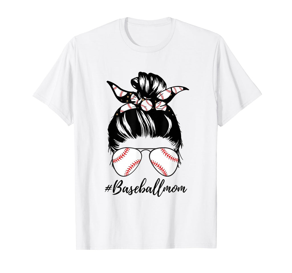 Baseball Mom Life Funny Mother T-Shirt - Fun Novelty Design for Adults - T-Shirt, Sweatshirt, Hoodie