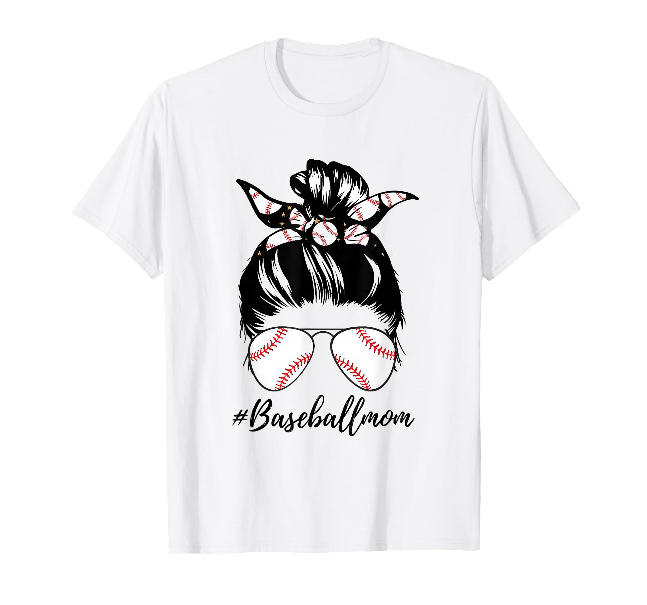 Baseball Mom Life Funny Mother T-Shirt - Fun Novelty Design for Adults - T-Shirt, Sweatshirt, Hoodie