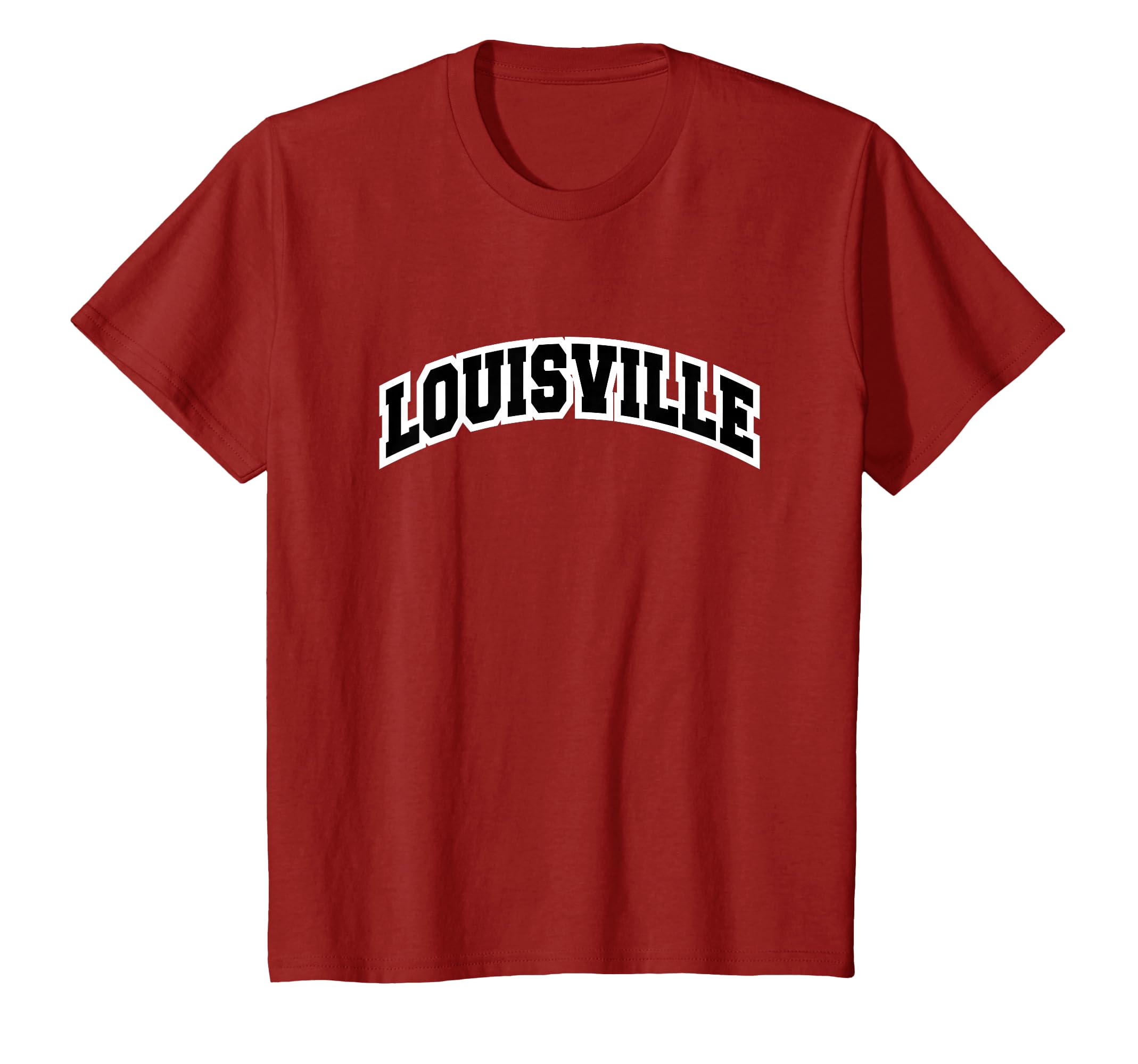 Louisville Kentucky Varsity Red T-Shirt - Casual Everyday Wear Unisex - T-Shirt, Sweatshirt, Hoodie