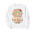 Wound Care Nurse Boho Rainbow Sweatshirt - Streetwear Style for Adults - T-Shirt, Sweatshirt, Hoodie