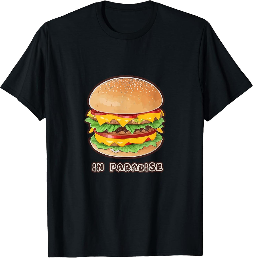 Cheese burger in paradise - Adult & Kids T-Shirts, Sweatshirts & Hoodies apparel design preview 1