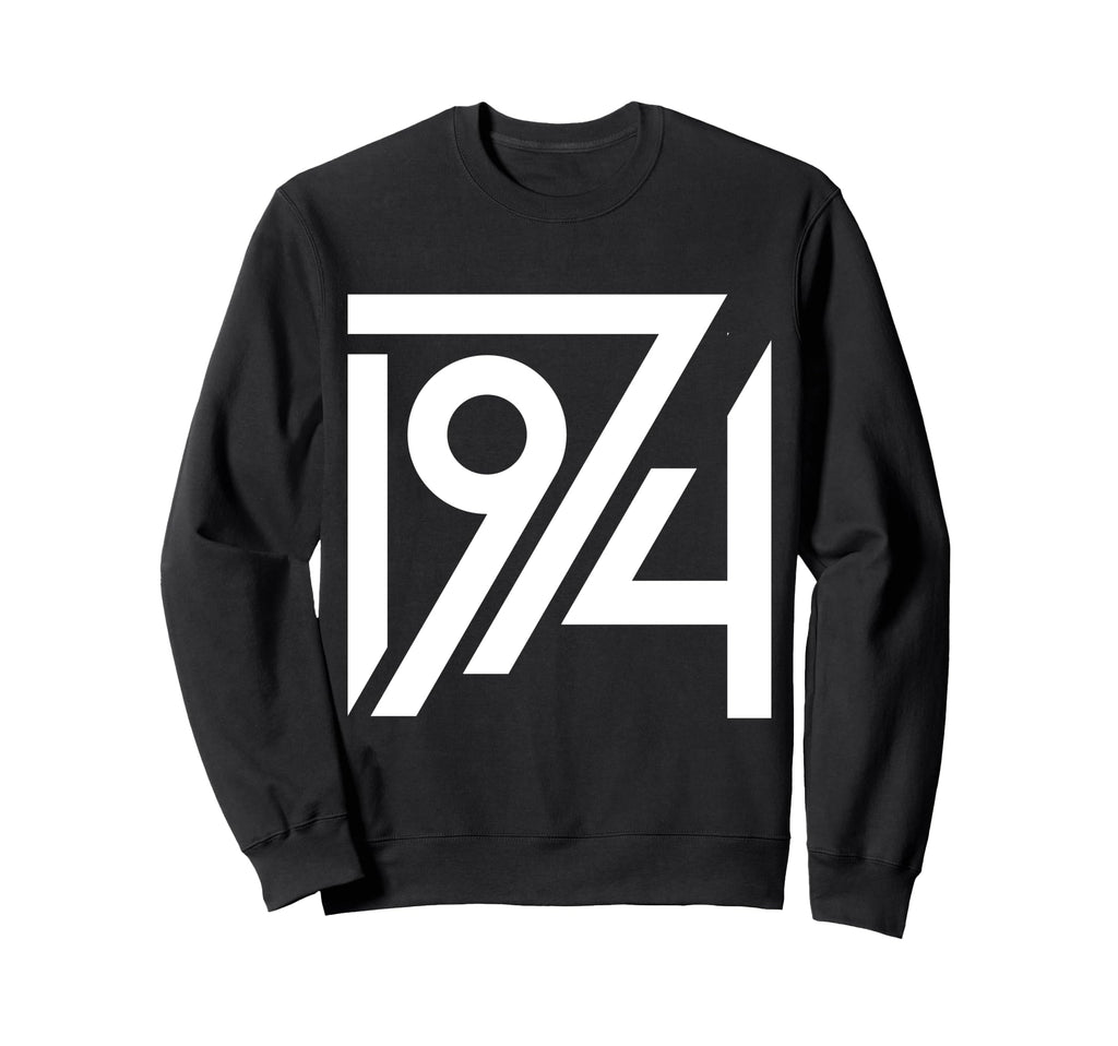 1974 Birthday Grunge Alternative Sweatshirt - Graphic Print Unisex - T-Shirt, Sweatshirt, Hoodie