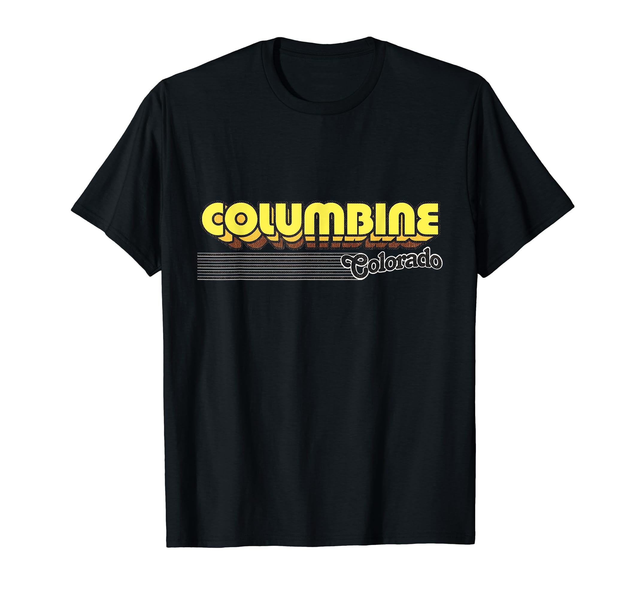 Columbine Colorado Stripes T-Shirt - Streetwear Style for Adults - T-Shirt, Sweatshirt, Hoodie
