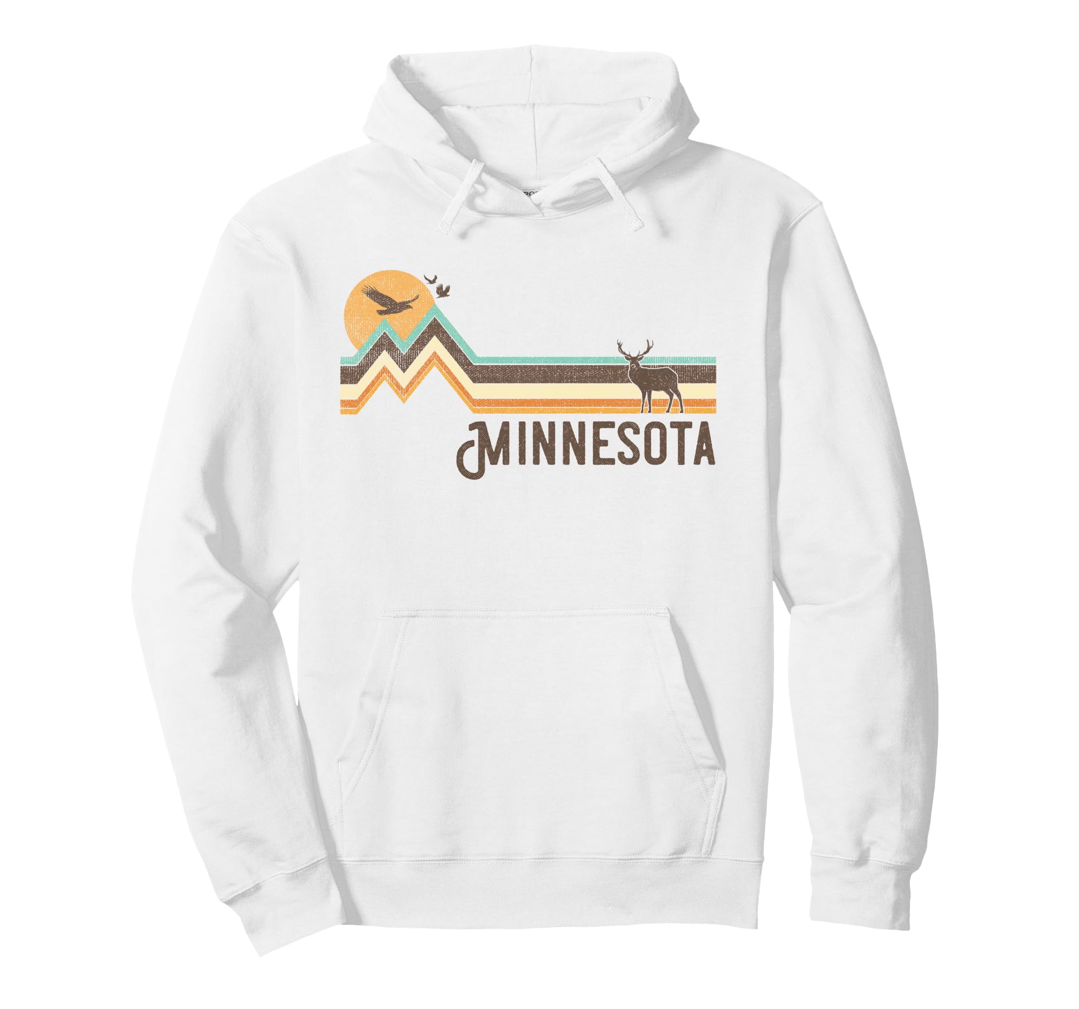 Minnesota 70S 80S Nature Hoodie - Novelty Apparel Unisex - T-Shirt, Sweatshirt, Hoodie