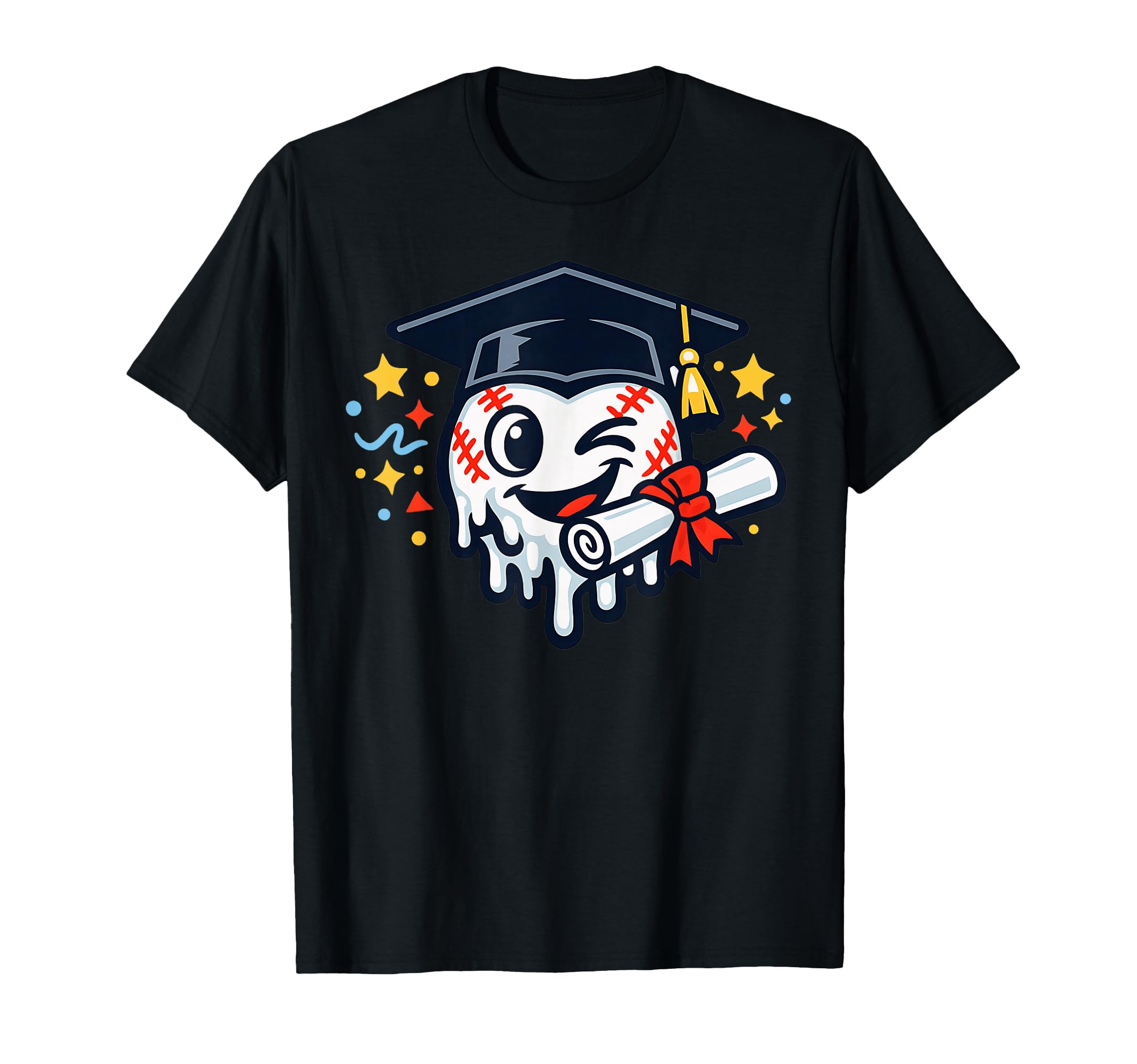 Ice Cream Drip Graduation Class T-Shirt - Casual Everyday Wear Unisex - T-Shirt, Sweatshirt, Hoodie