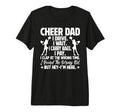 Cheer Dad Funny Fathers Day T-Shirt - Minimalist Print Men Women - T-Shirt, Sweatshirt, Hoodie