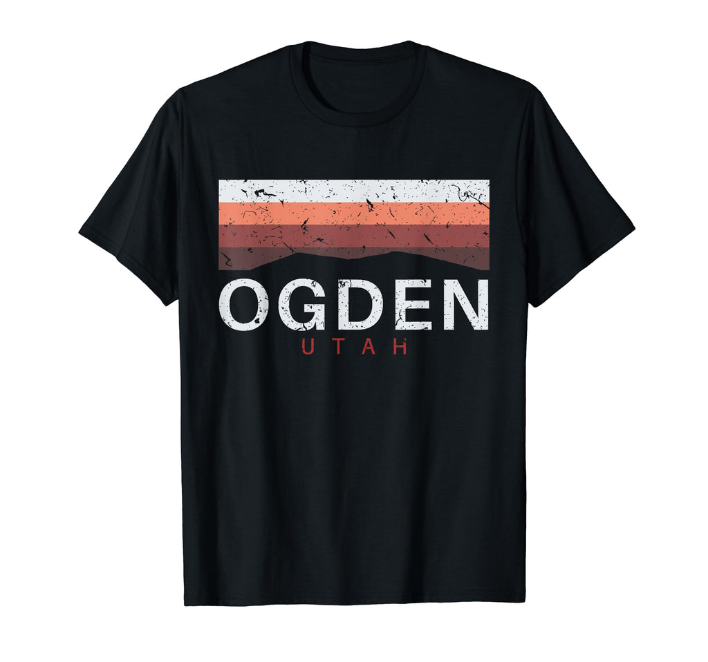 Ogden Utah Distressed T-Shirt - Minimalist Print Men Women - T-Shirt, Sweatshirt, Hoodie