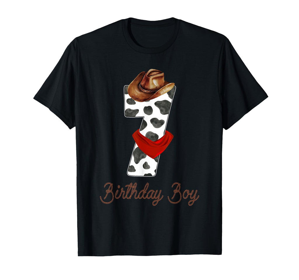Its My 7Th Birthday 7 Years Old Cowboy T-Shirt - Streetwear Style Men Women - T-Shirt, Sweatshirt, Hoodie