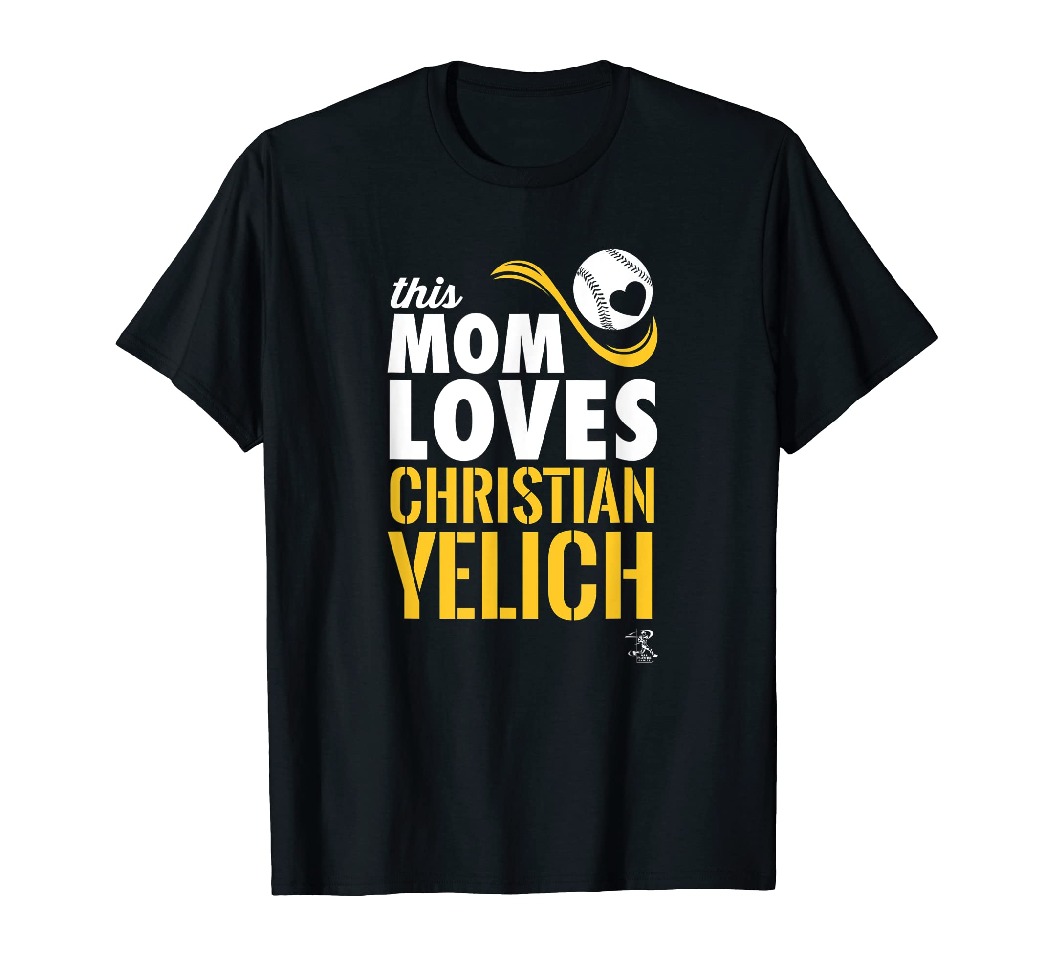 Christian Yelich This Mom Loves T-Shirt - Novelty Apparel for Adults - T-Shirt, Sweatshirt, Hoodie