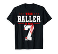 This Baller Is Now 7 Birthday Baseball T-Shirt - Custom Art Print Unisex - T-Shirt, Sweatshirt, Hoodie