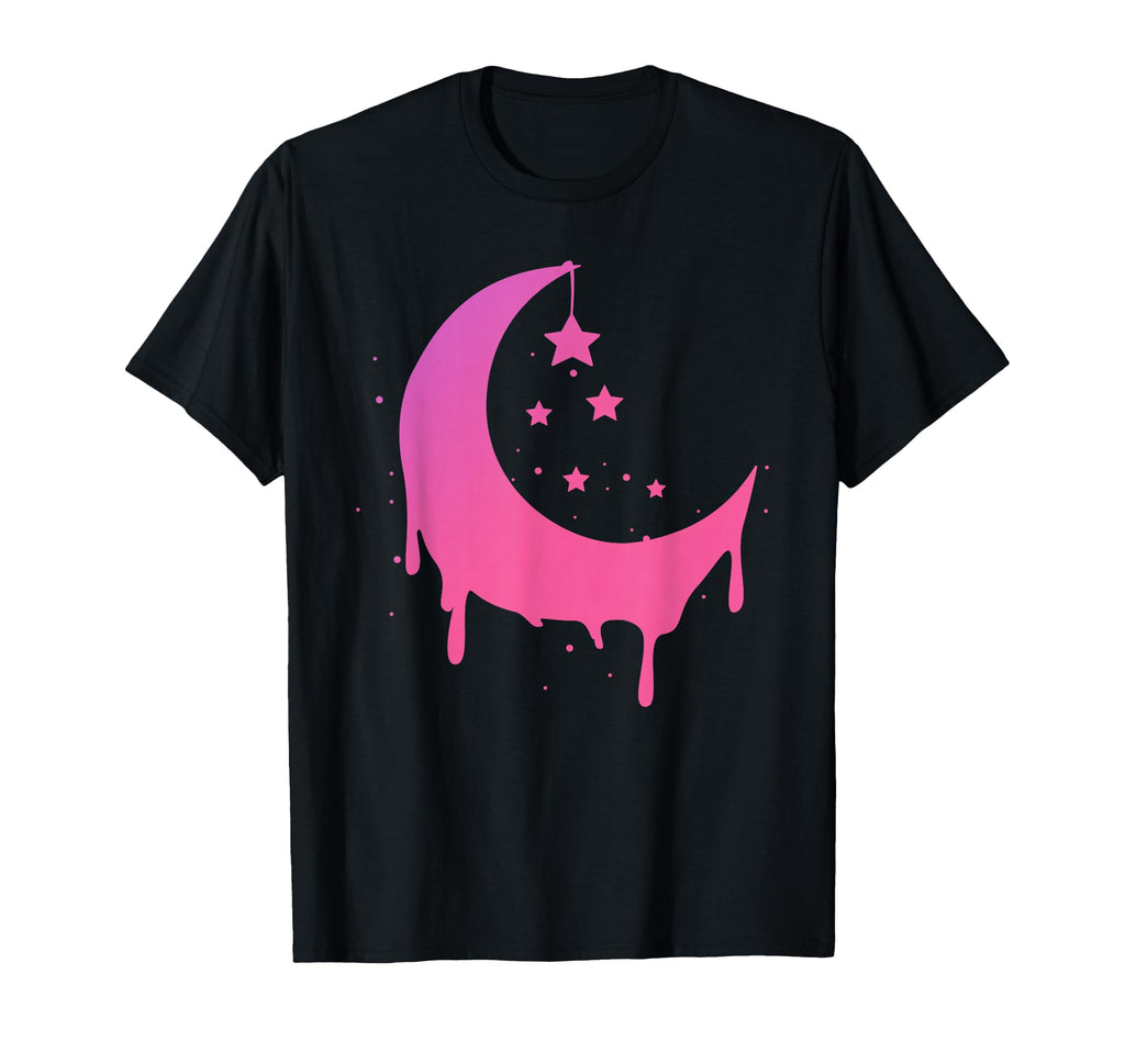 Pastel Moon Goth Vaporwave T-Shirt - Graphic Print Unisex - T-Shirt, Sweatshirt, Hoodie