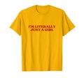 Im Literally Just Yellow Y2K Aesthetic T-Shirt - Novelty Apparel for Adults - T-Shirt, Sweatshirt, Hoodie