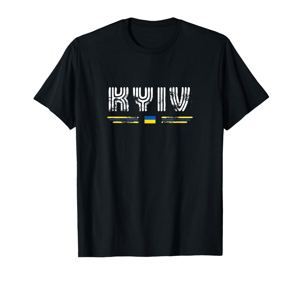 Kyiv Ukraine 70S 80S Type T-Shirt - Custom Art Print Men Women - T-Shirt, Sweatshirt, Hoodie