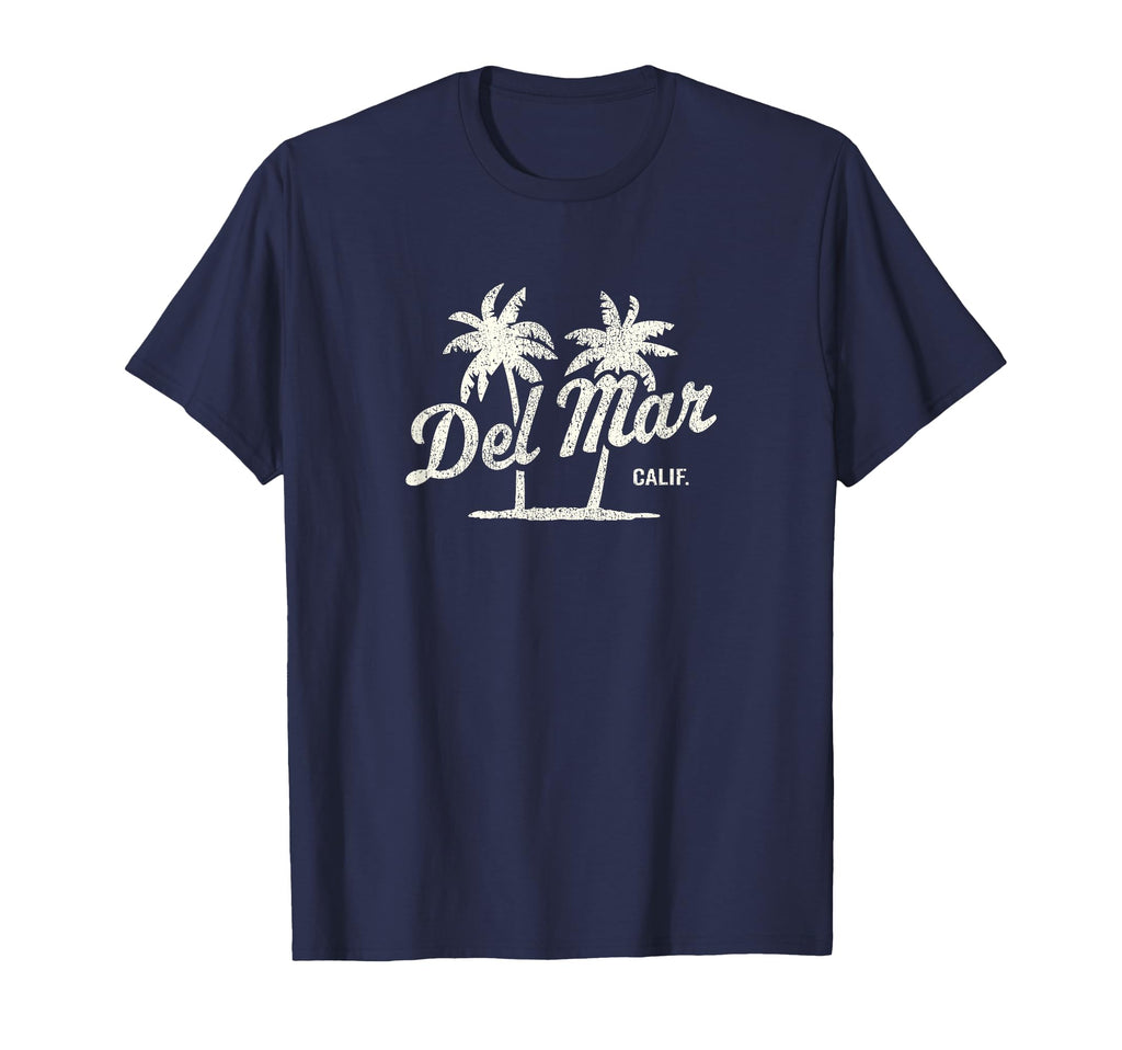 Del Mar California 70S Palm Trees T-Shirt - Aesthetic Graphic Men Women - T-Shirt, Sweatshirt, Hoodie