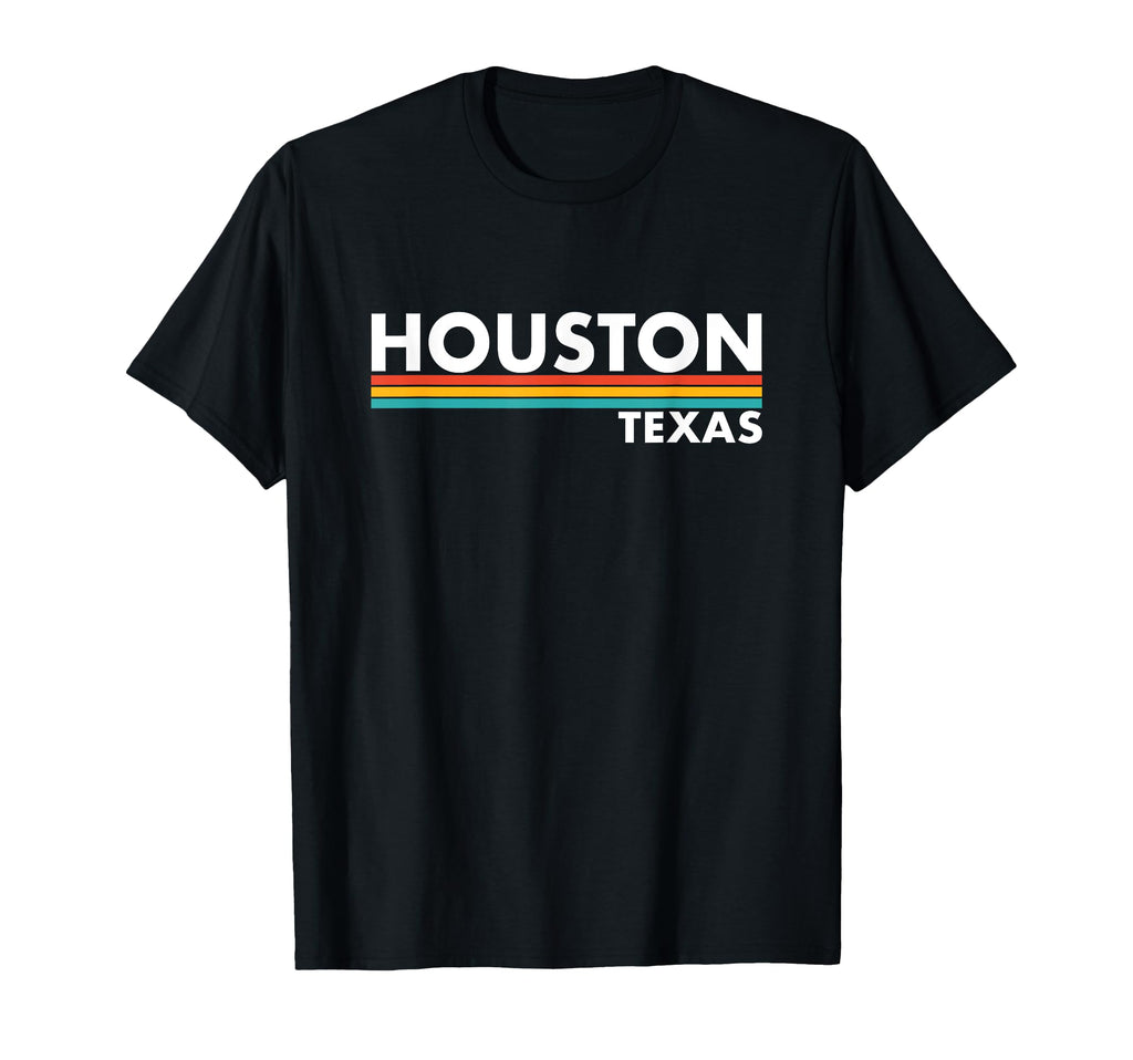 Houston Texas Stripes T-Shirt - Aesthetic Graphic Men Women - T-Shirt, Sweatshirt, Hoodie